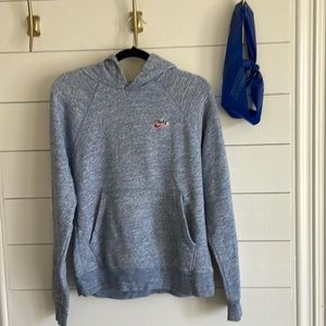 Men's small Nike hoodie - heather blue